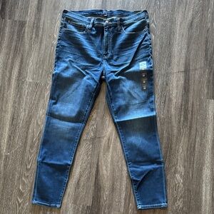 J. Crew Men's Skinny Jeans in Dark Blue